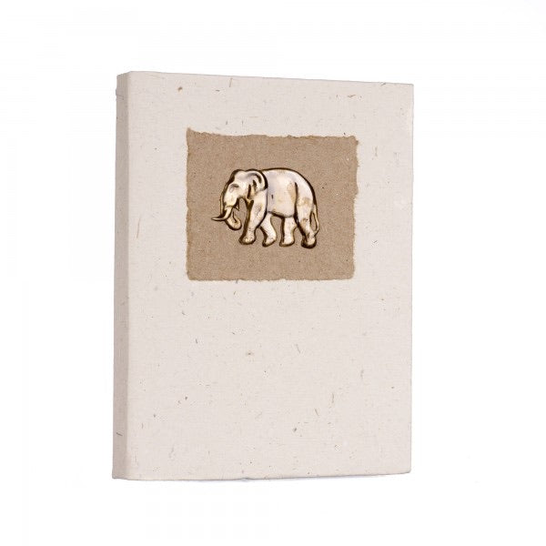 Brass Elephant Dung Notebook medium