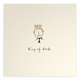 Fathers Day Pencil Shaving Card “King of Dads”