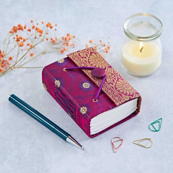 Small Sari Journals Purple
