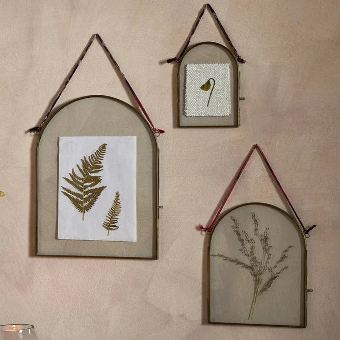 Nkuku Kiko Aged Brass Arch Frame - Uneeka