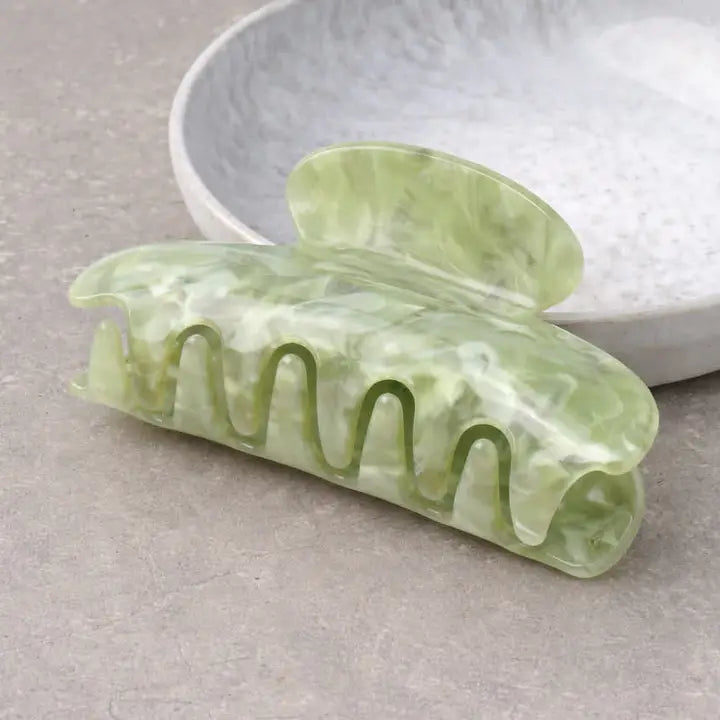 Small Pearlescent Hair Claw Clip - CLW084 - Uneeka