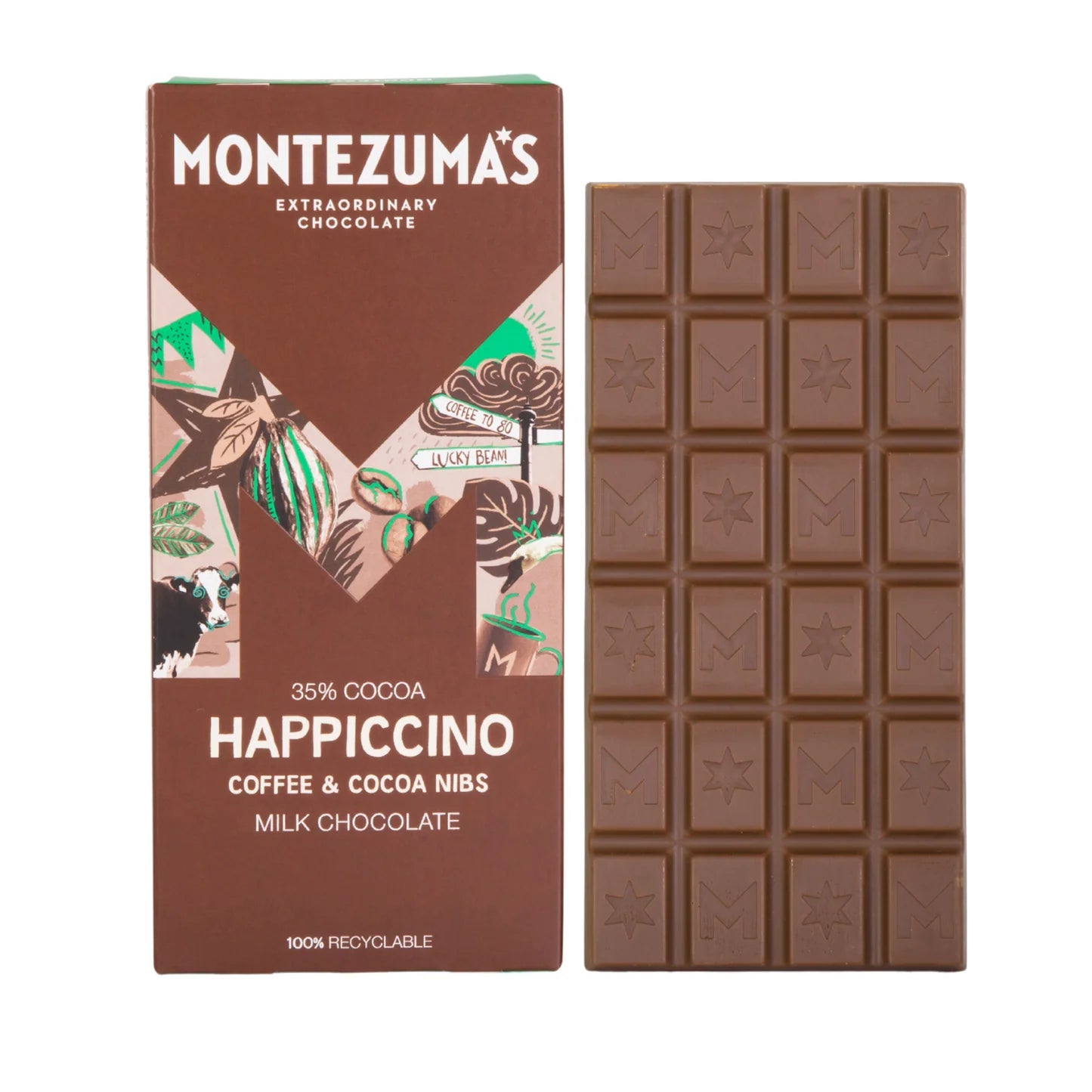 Montezuma's Coffee & Cocoa Nibs Chocolate Bar - MZ1547 - Uneeka