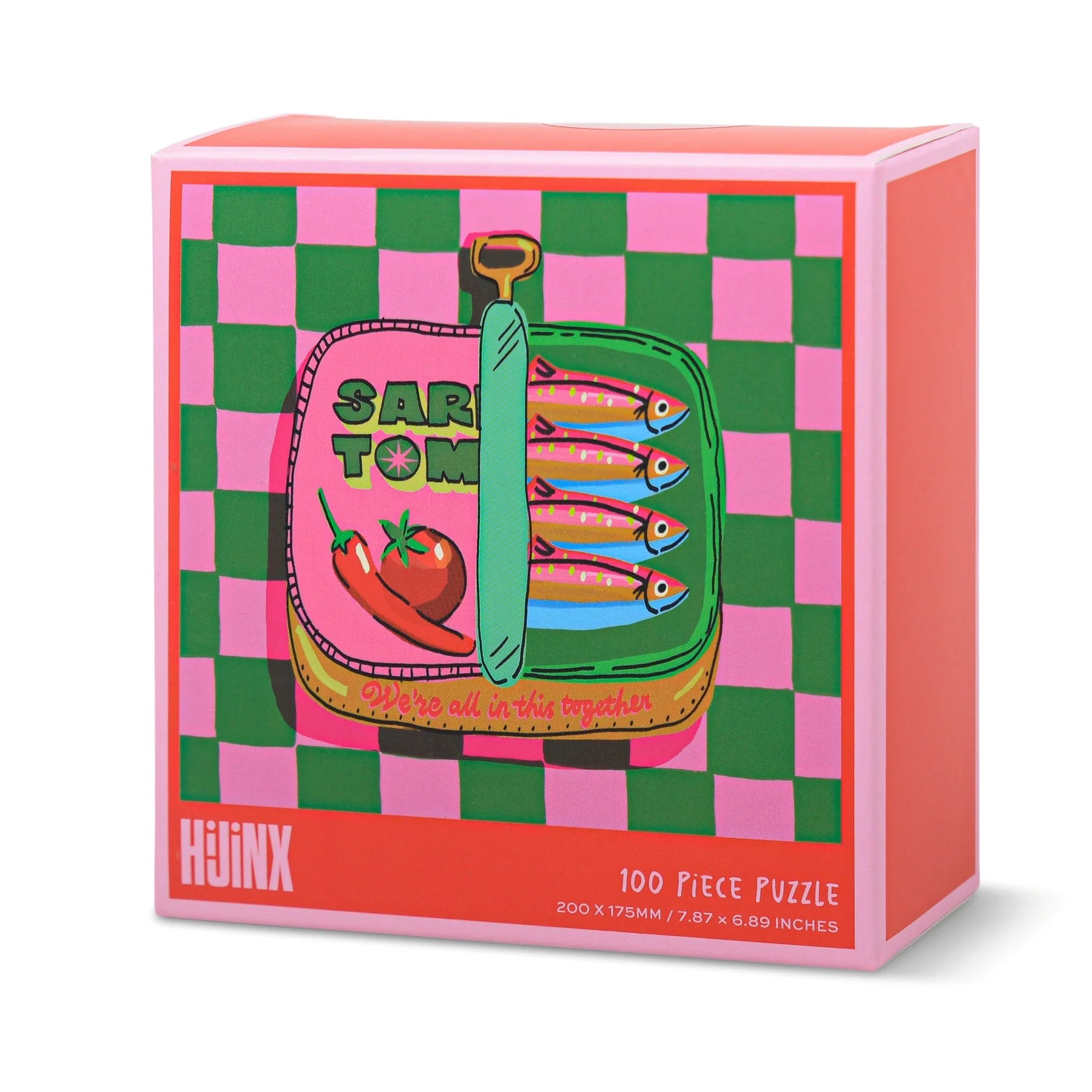 100 Piece Sardine Mini Jigsaw - HJX063EU - Uneeka
