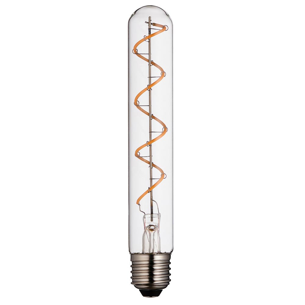 LED Filament Spiral Tubular E27 Light Bulb - 107971 - Uneeka