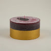 Gold Half Dipped Multiwick Candle Figgy Pudding - F00355 - Uneeka