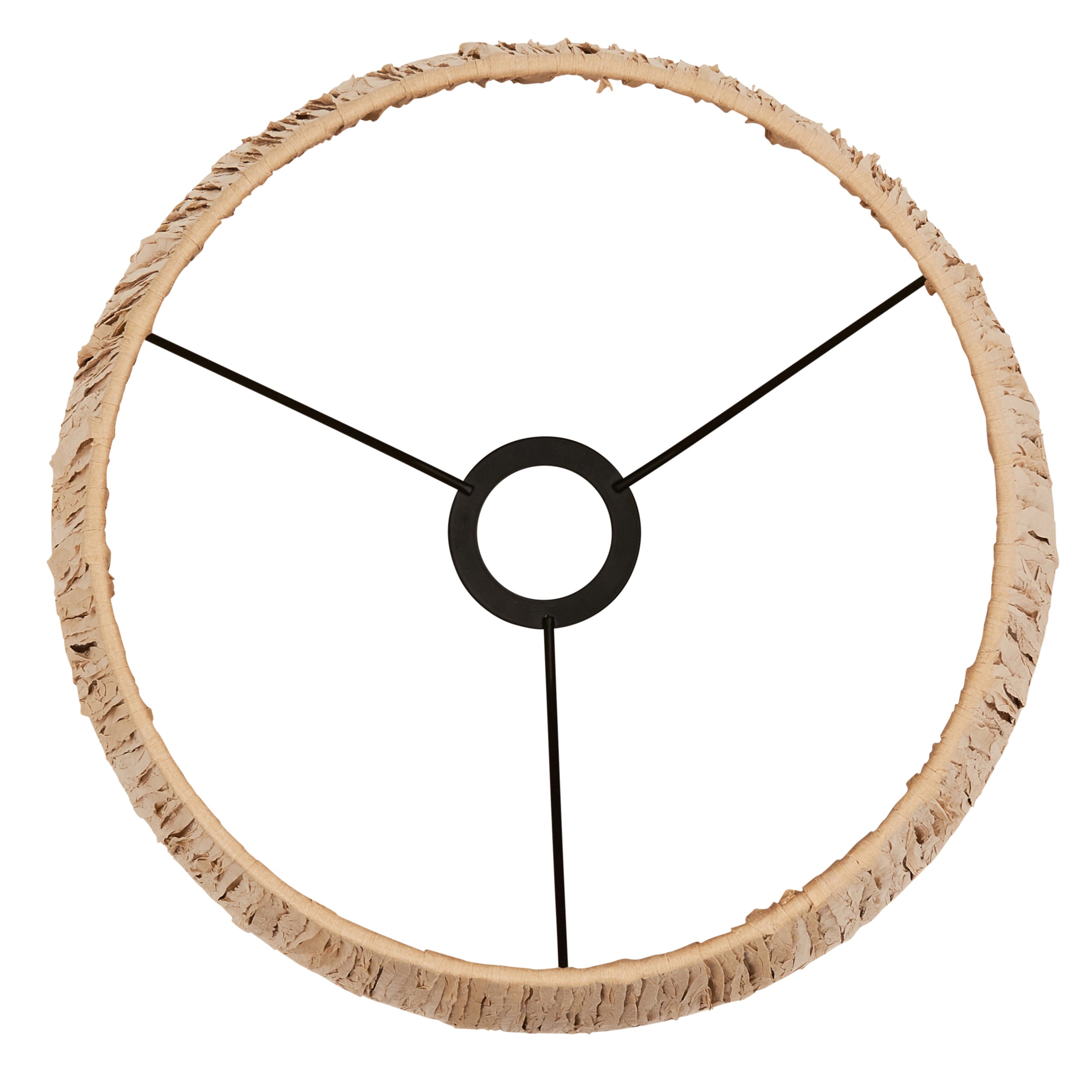 Natural Raffia Print Lampshade - 111507 - Uneeka