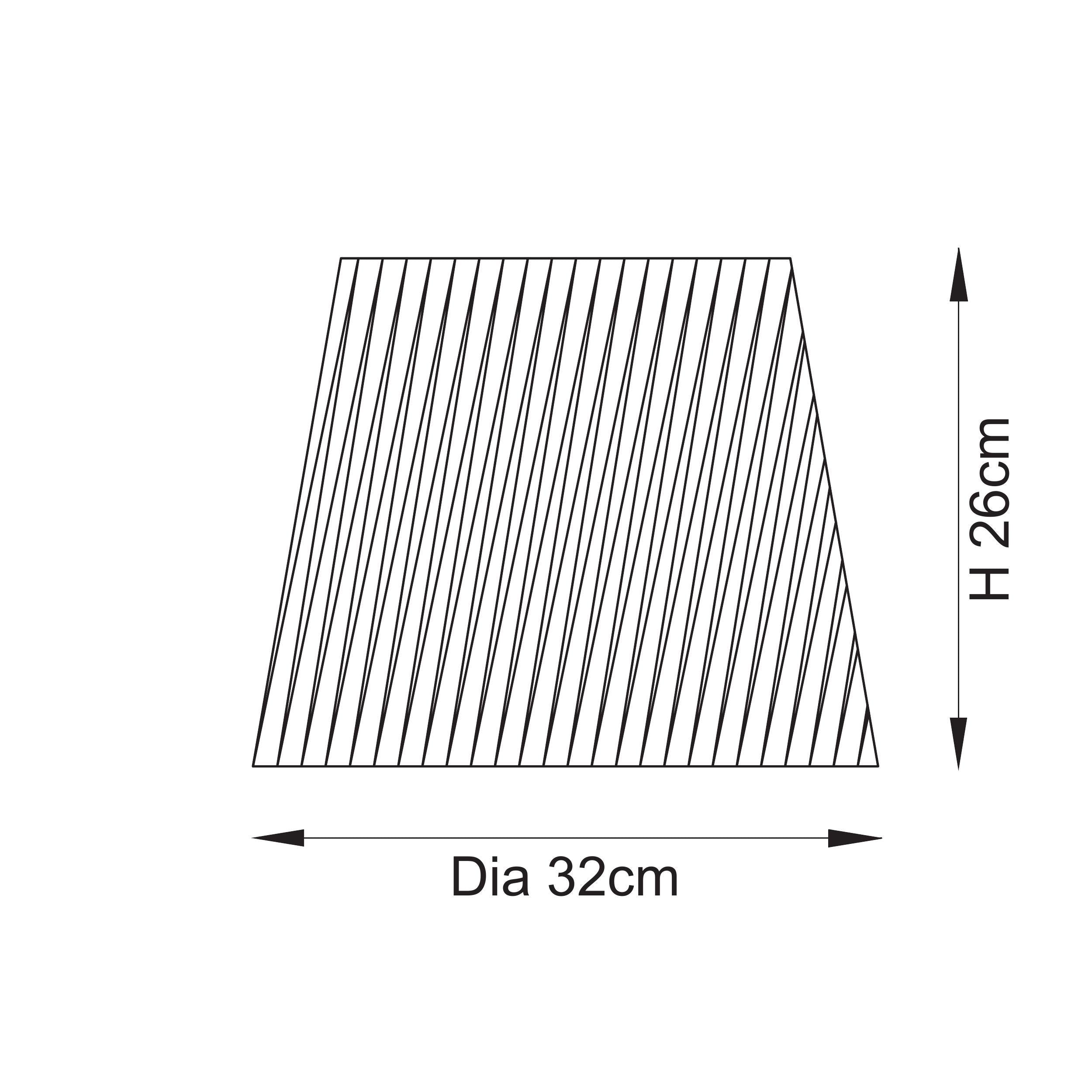 Natural Raffia Print Lampshade - 111507 - Uneeka