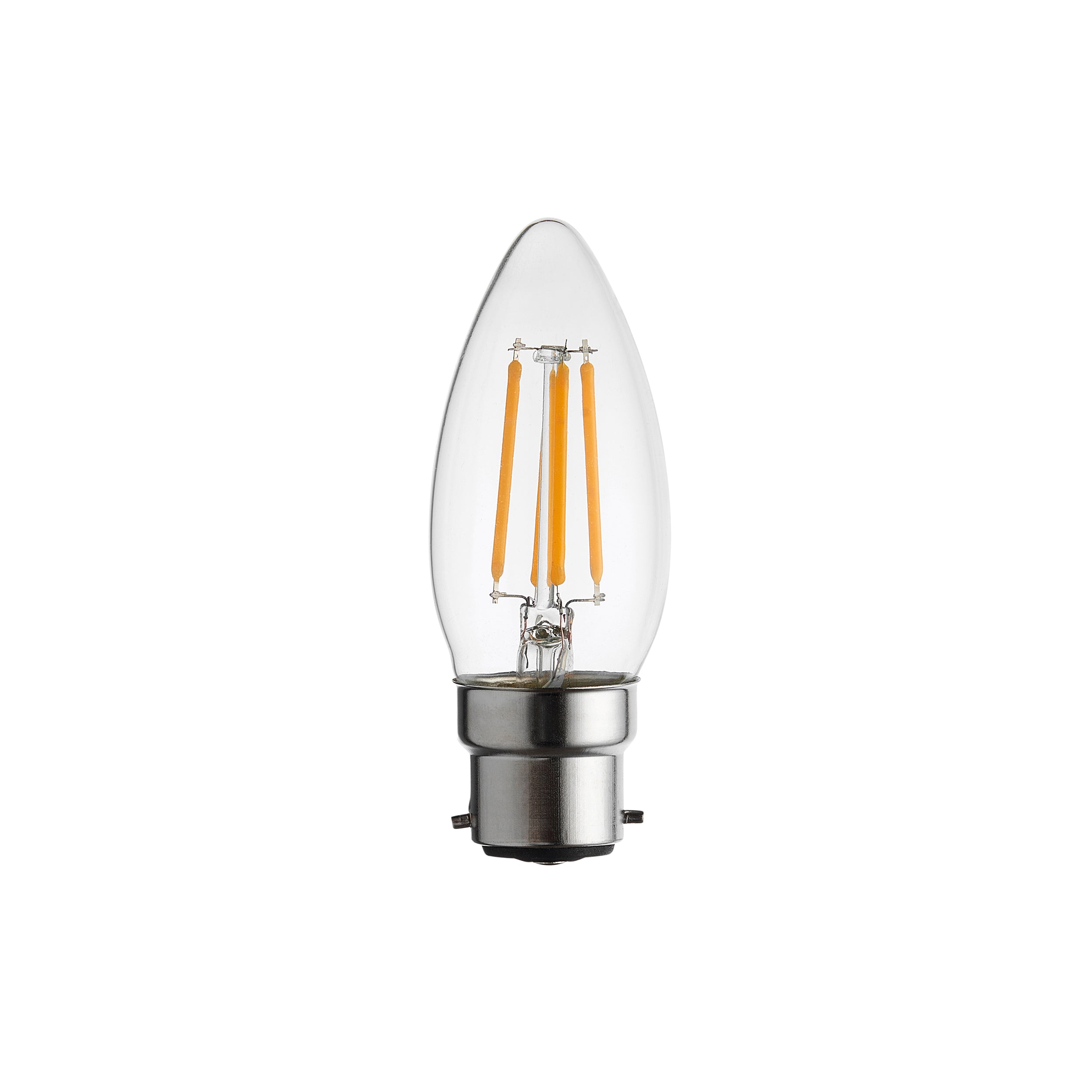 LED Filament Candle B22 Light Bulb - 112118 - Uneeka