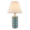 Ceramic Pebble Stack Table Lamp with White Shade - 116492 - Uneeka