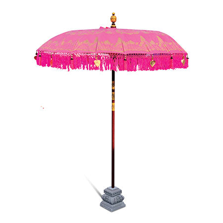 Pink Bali Sun Parasol with Pole Joint