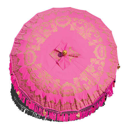 Pink Bali Sun Parasol with Pole Joint