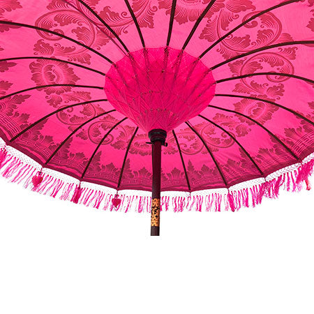 Pink Bali Sun Parasol with Pole Joint