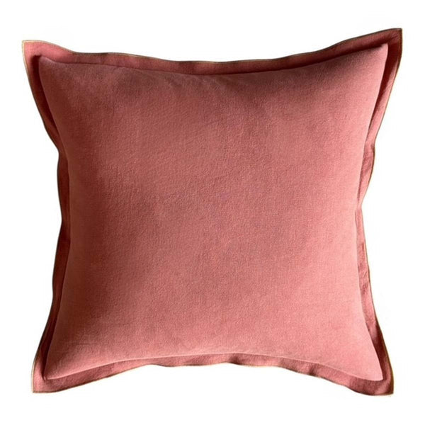 Stonewash Linen Mix Cushion - 24CUC203RU - Uneeka