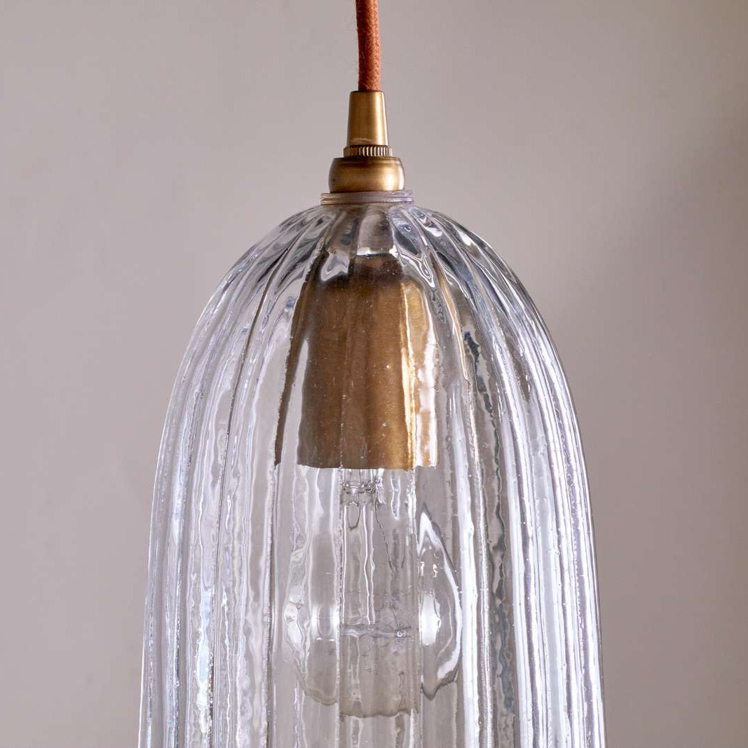 Nkuku Lumina Glass Hanging Lamp - LP0201 - Uneeka