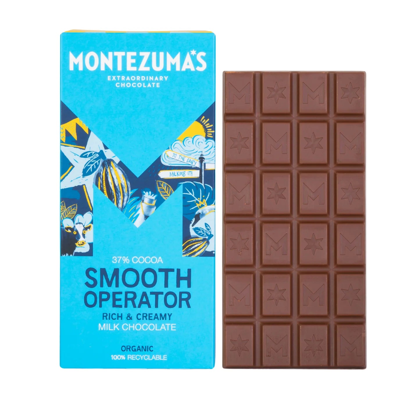 Montezuma's Smooth Milk Chocolate Bar - MZ1541 - Uneeka