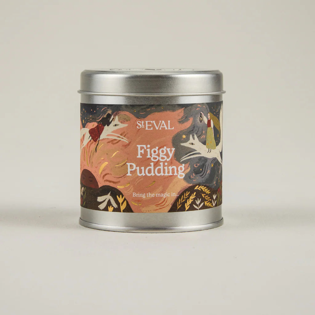 Christmas Tin Candle Figgy Pudding - F01100 - Uneeka