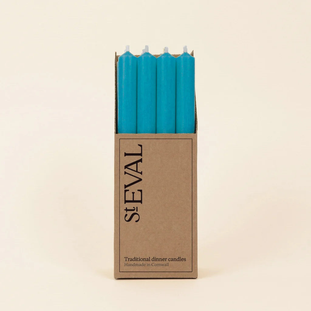 St Eval Single Dinner Candle Tidepool - F01942 - Uneeka