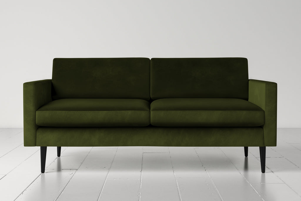 Swyft Model 01 2 Seater Sofa - Made To Order Vine Velvet