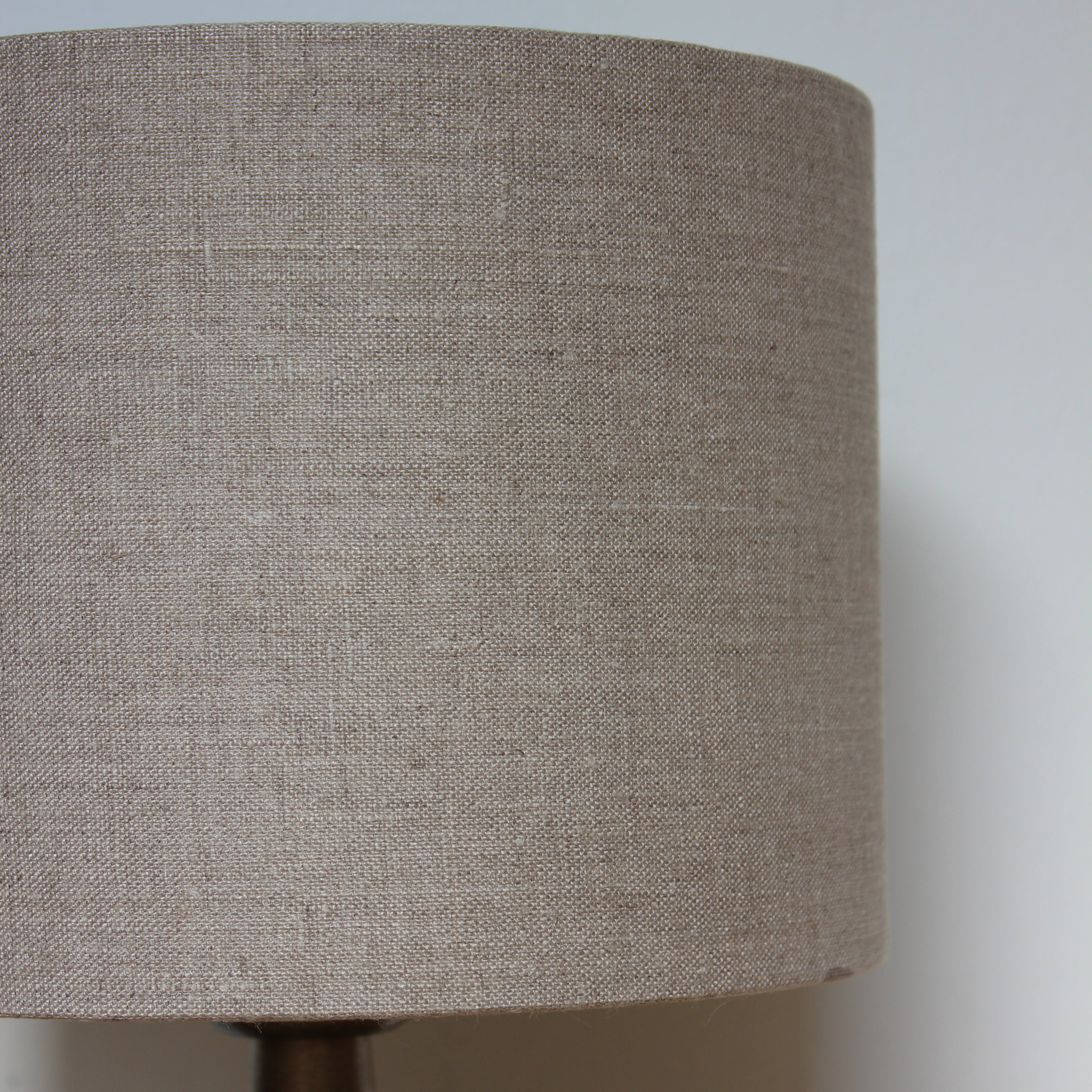Dark Linen Cylinder Lampshade- Uneeka-2220347