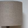Dark Linen Cylinder Lampshade- Uneeka-2220347