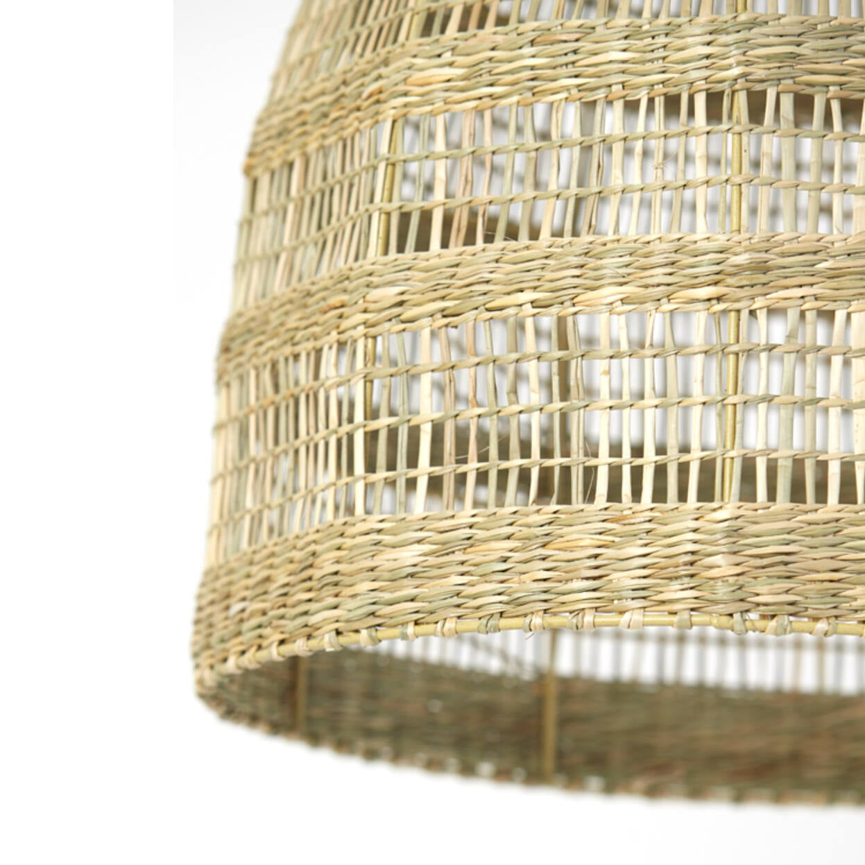 Natural Seagrass Bell Pendant - 2960530 - Uneeka