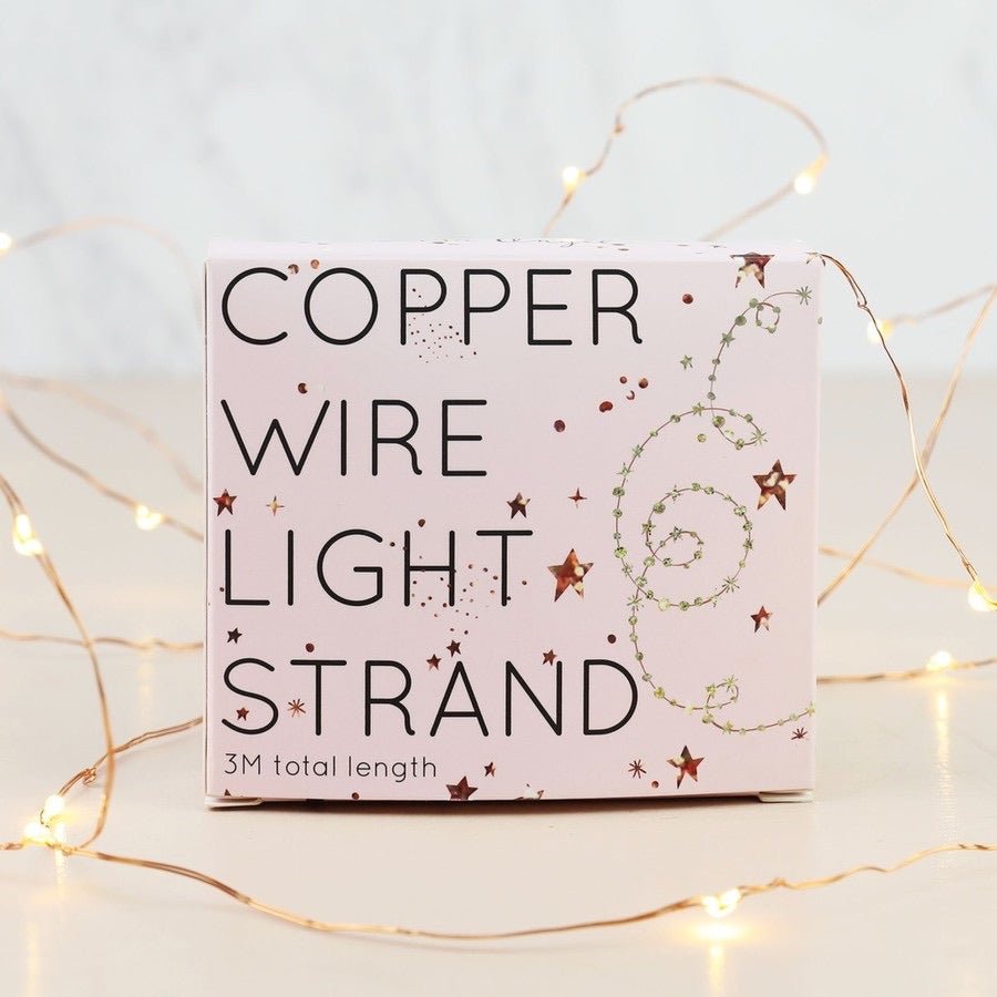 30 Battery Powered Indoor LED Wire String Lights - 13029 - Uneeka