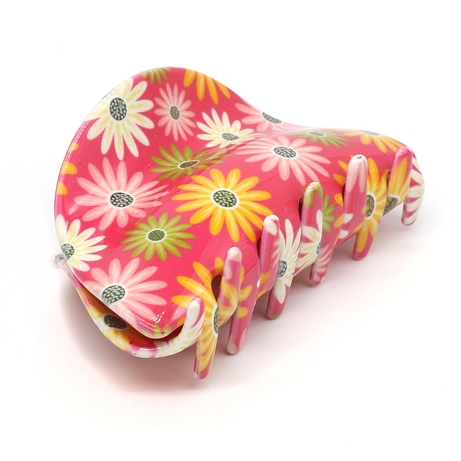 Floral Mix Acrylic Claw Clip - 40643 - Uneeka