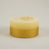 Gold Half Dipped Multiwick Candle Ivory Inspiritus - F00443 - Uneeka