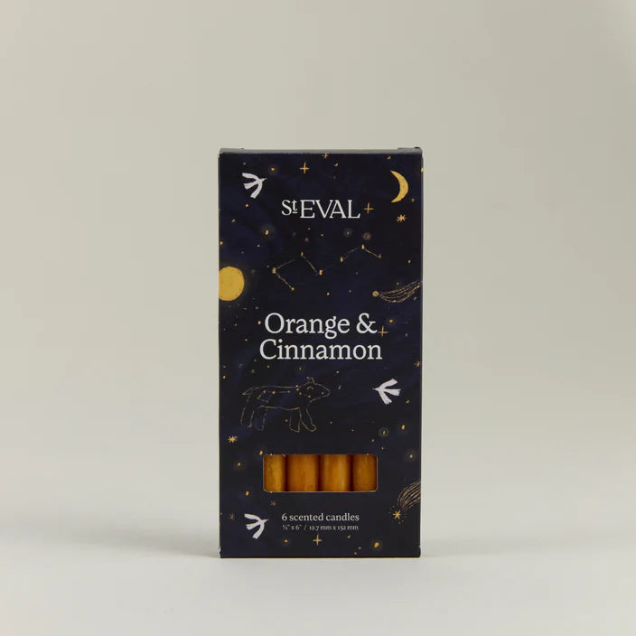 Mini Bundle of Christmas Candles Orange & Cinnamon - F01400 - Uneeka
