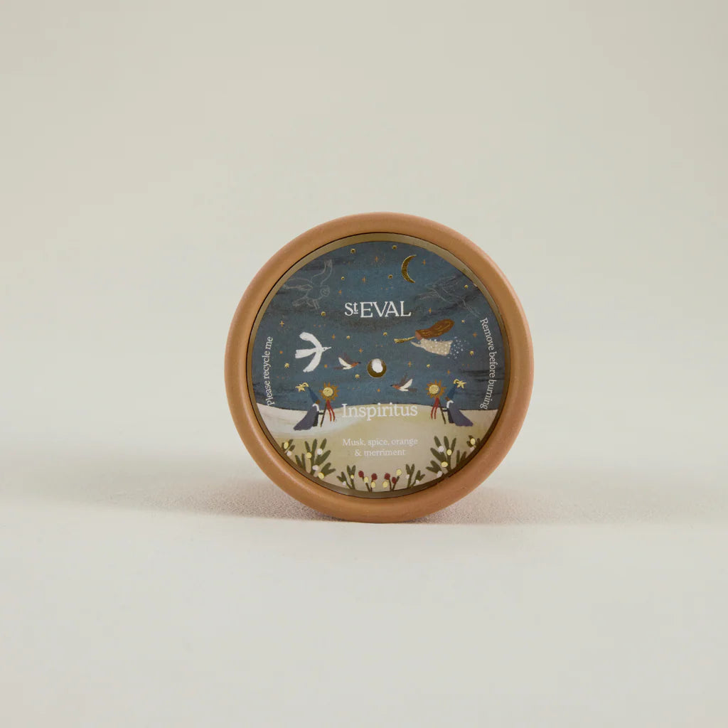 St Eval Star Gazy Ceramic Pot Candle Inspiritus - F01575 - Uneeka