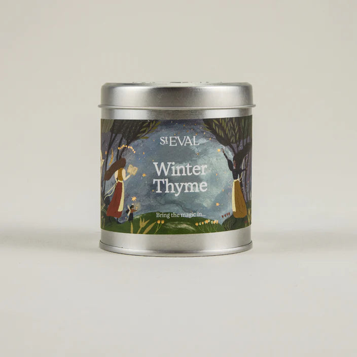 Christmas Tin Candle Winter Thyme - F01103 - Uneeka