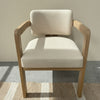 Teak Curved Arm Dining Chair - TH04 - Uneeka