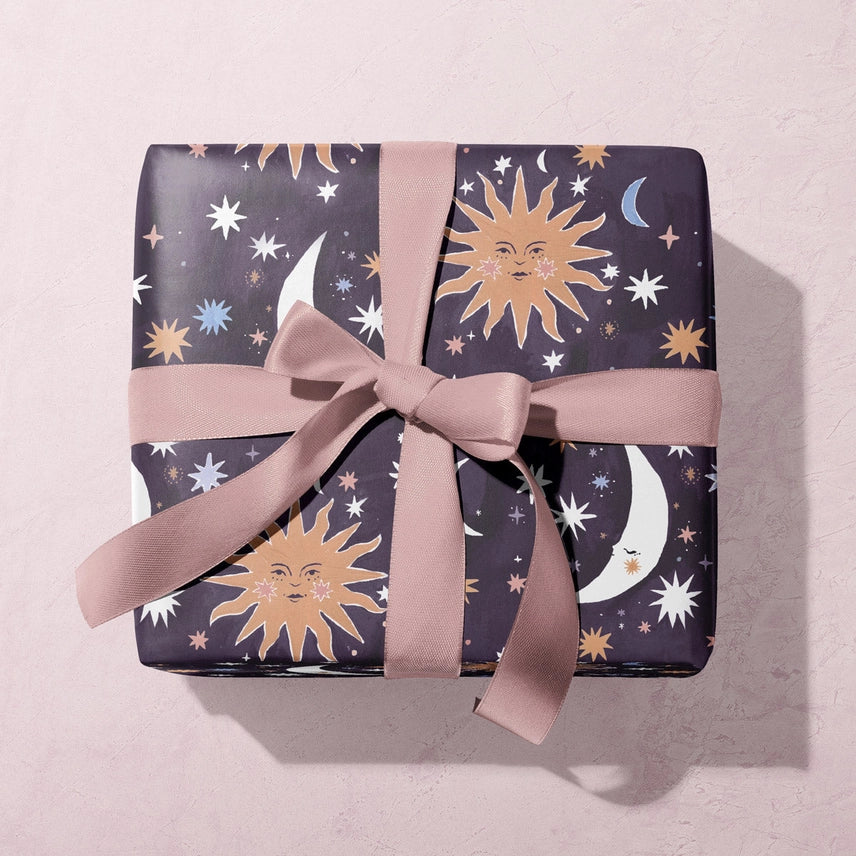 Sun & Moon Gift Wrap - PEW01- Uneeka
