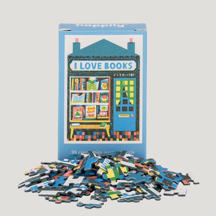 99 Piece I Love Books Mini Jigsaw - B082253 - Uneeka