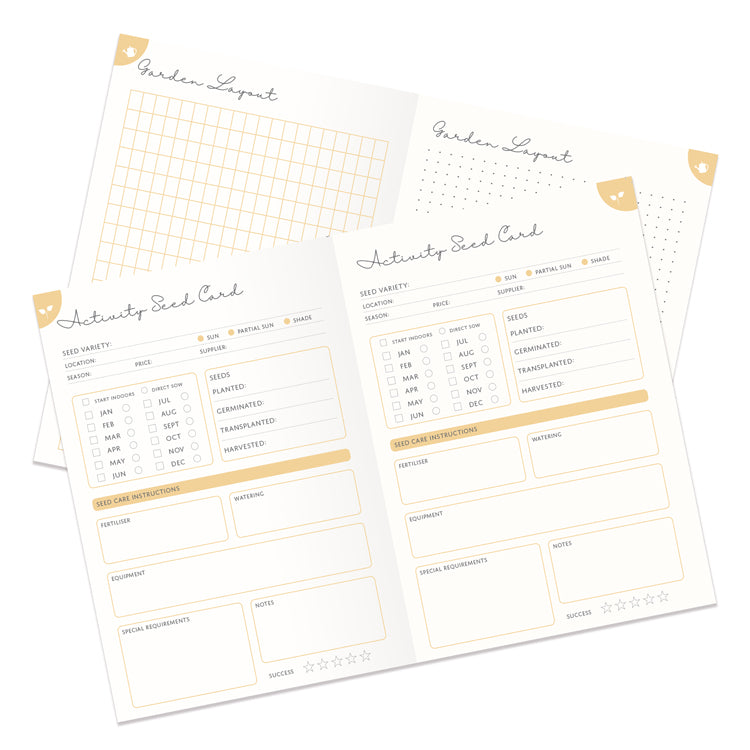 A5 Bloom & Grow Garden Journal Inner - Uneeka