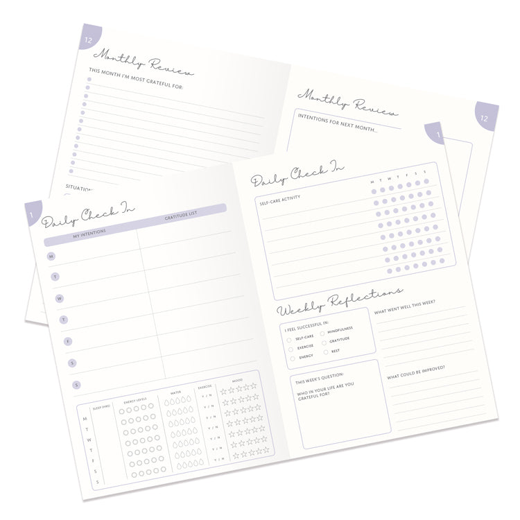 A5 Nourish to Flourish Gratitude Journal Inner - Uneeka