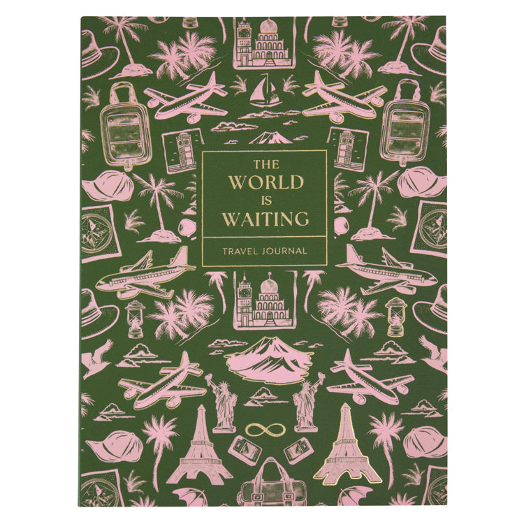 A5 The World Is Waiting Travel Journal & Planner - Uneeka