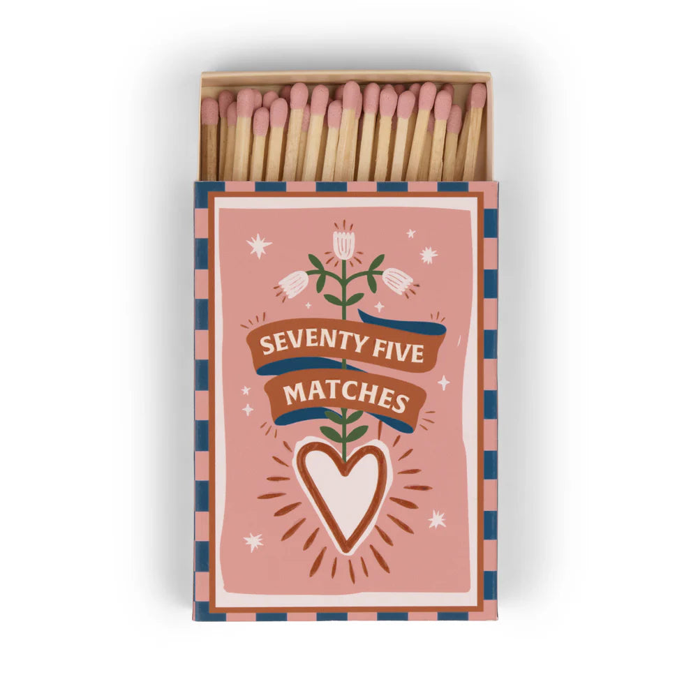 Pink Heart Box of Matches - ACC46EU - Uneeka