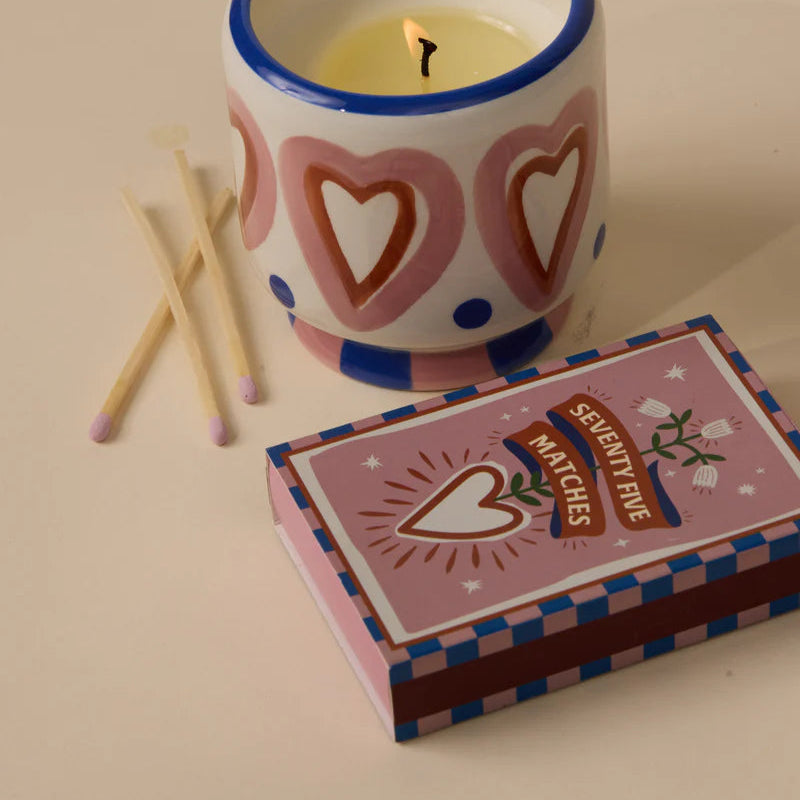 Pink Heart Box of Matches - ACC46EU - Uneeka