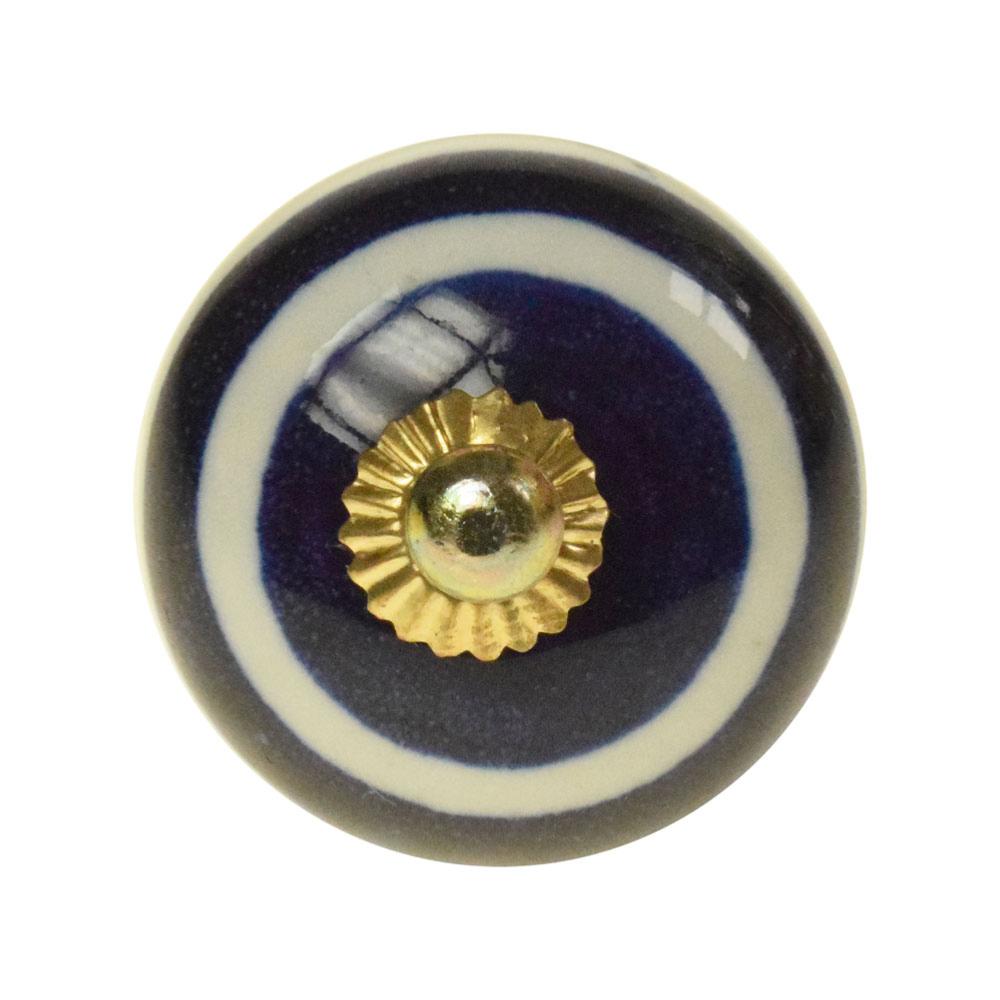 Striped Assorted Colour Door Knob - ASP2303 - Uneeka