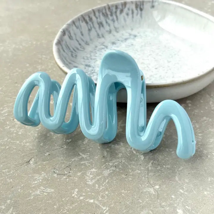 Abstract Wavy Hair Claw Clip - CLW036 - Uneeka
