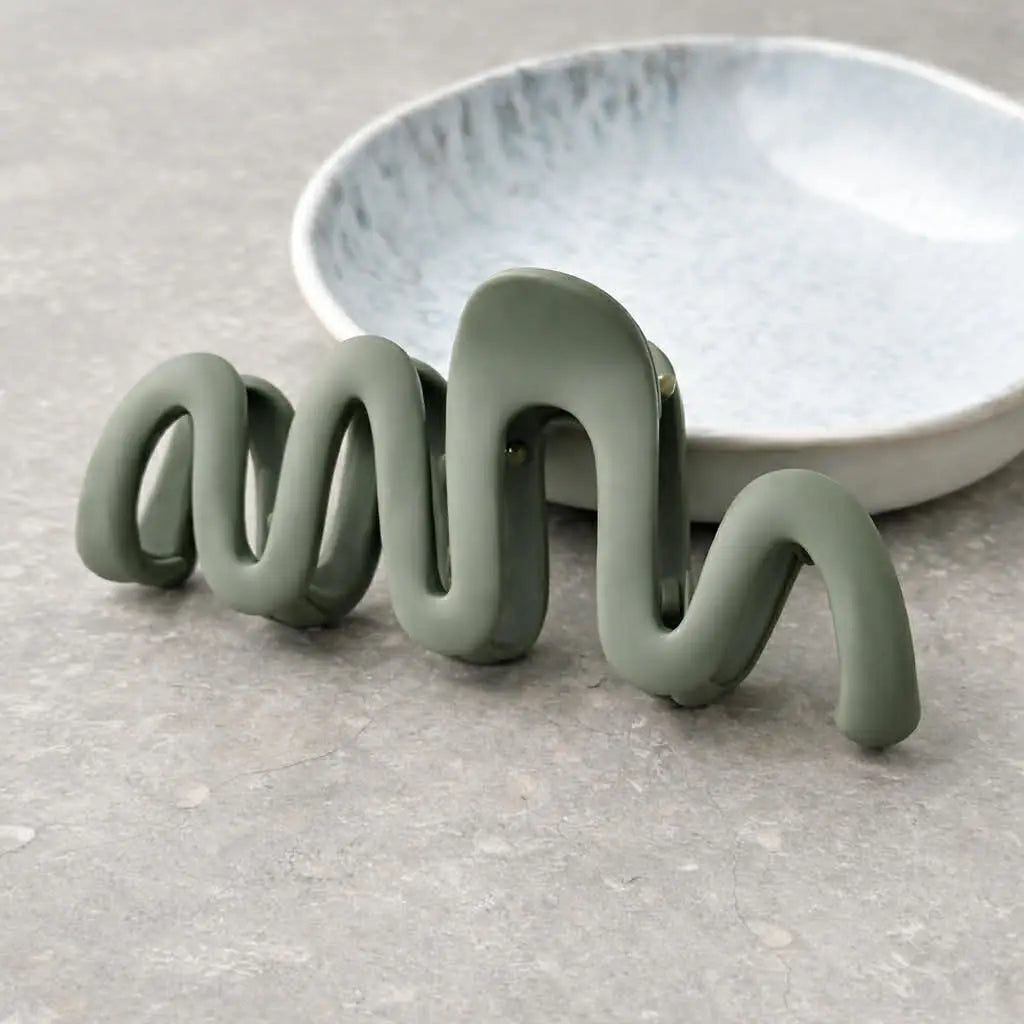 Abstract Wavy Hair Claw Clip - CLW086 - Uneeka