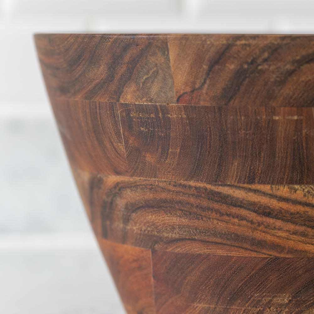 Acacia Wood Salad Bowl - VIN23455 - Uneeka