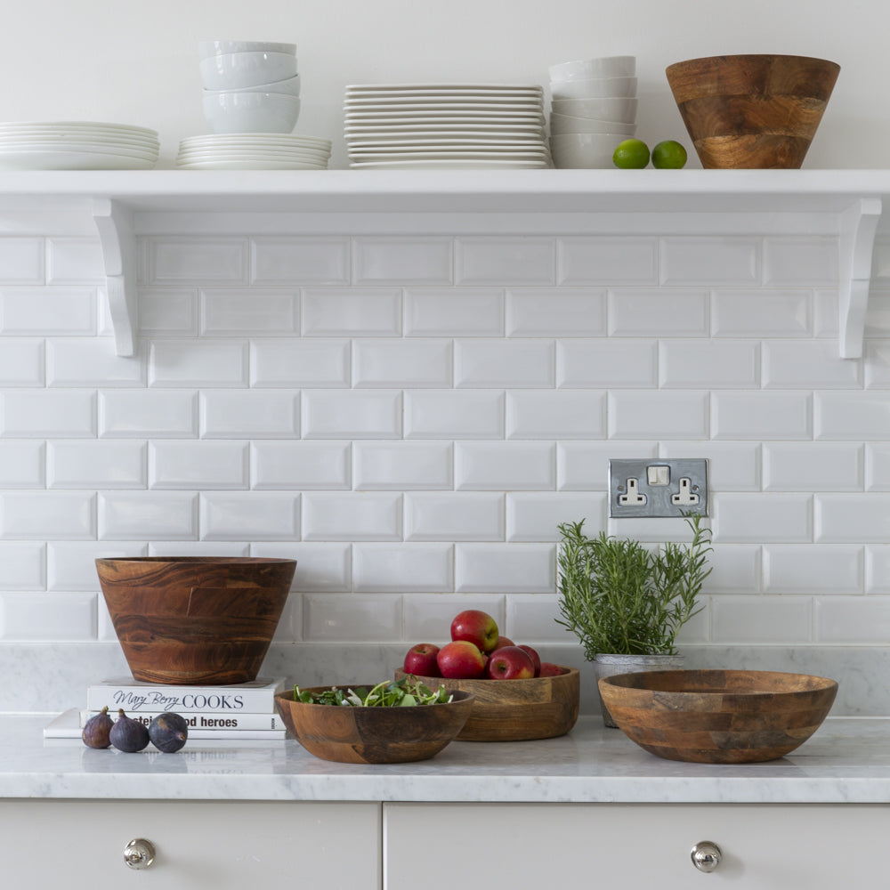 Acacia Wood Salad Bowl - VIN23456 - Uneeka