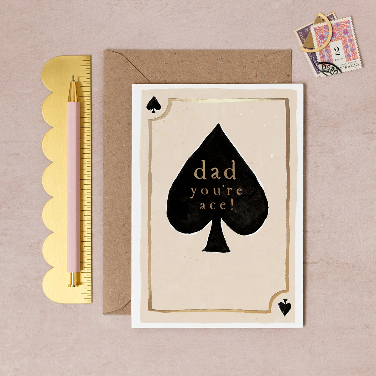 Ace Dad Greetings Card - GLC15 - Uneeka