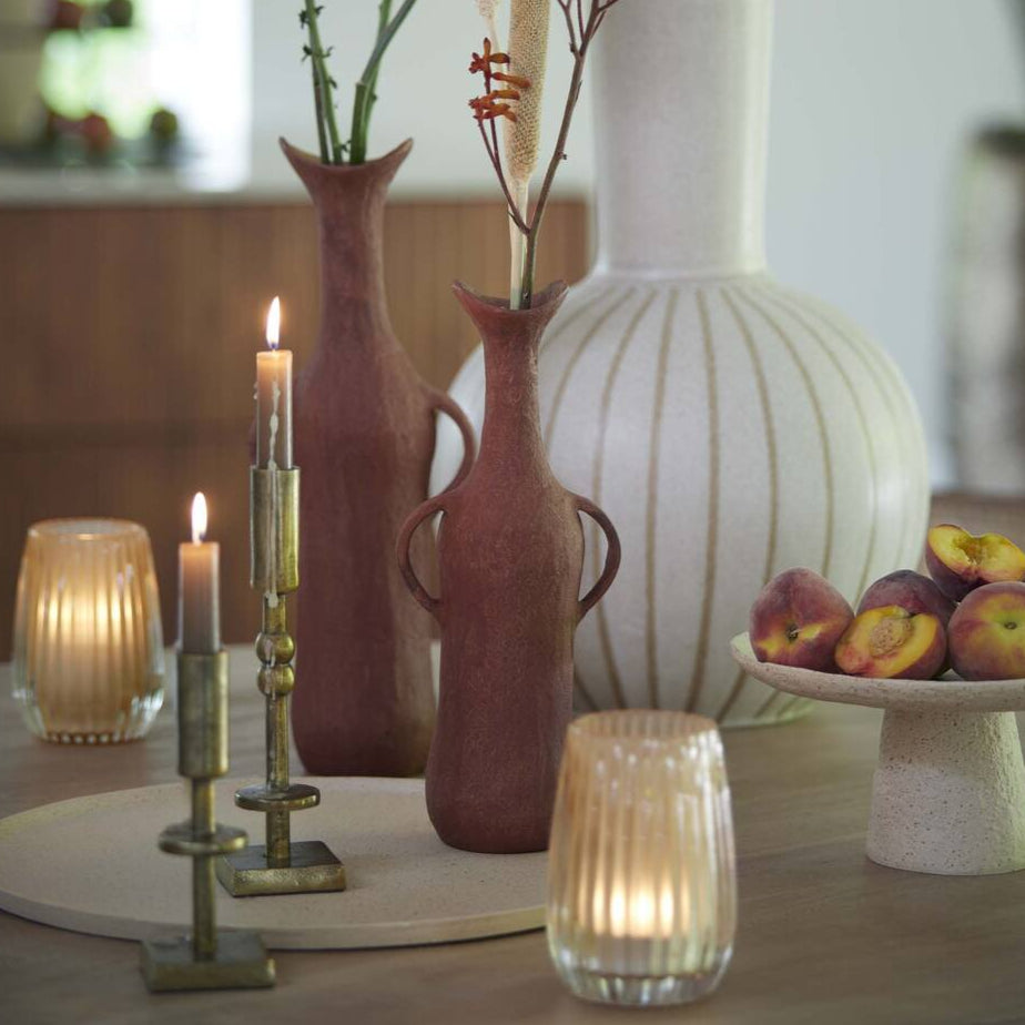 Antique Bronze Candle Stick Holder - Lifestyle - Uneeka