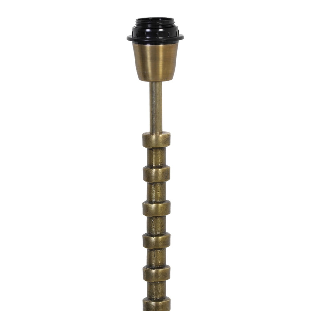 Antique Bronze Notched Floor Lamp - 8211618 - Uneeka