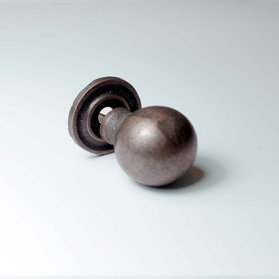 Antique Copper Industrial Ball Knob