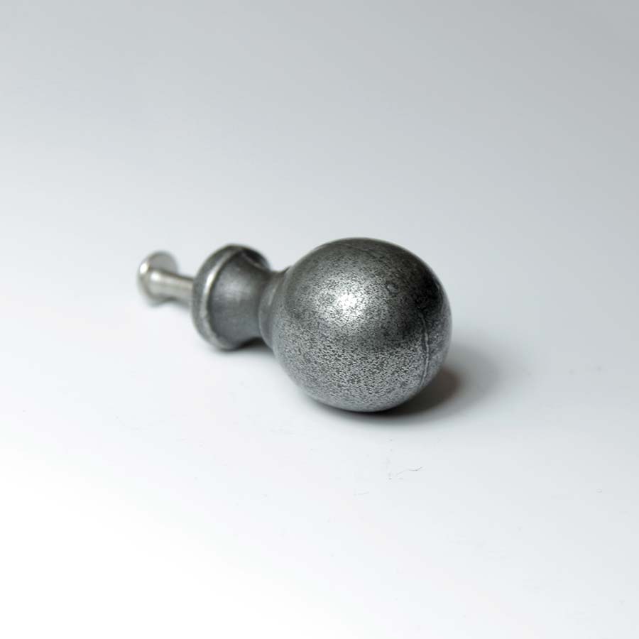 Antique Iron Cannon Ball Round Knob