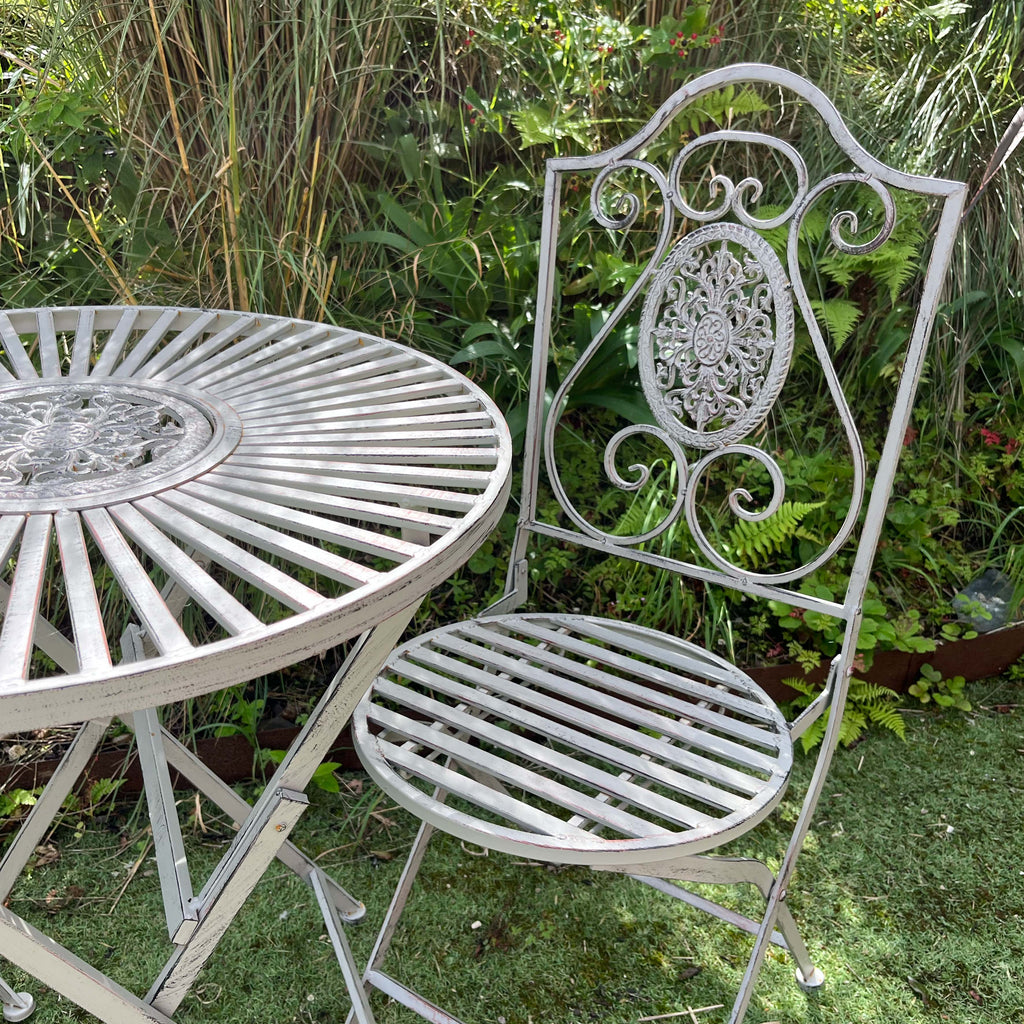 Antique Outdoor Grey Garden Set